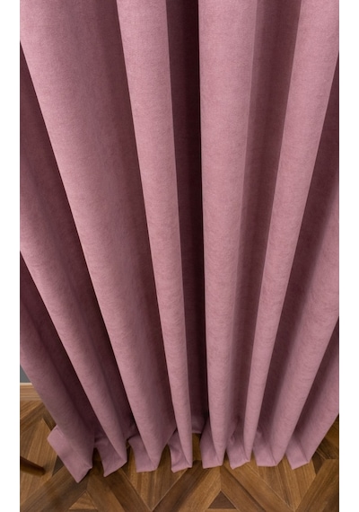 Evdepo Home Gül Kurusu Fon Perde Tek Kanat (539791730) Gülkurusu
