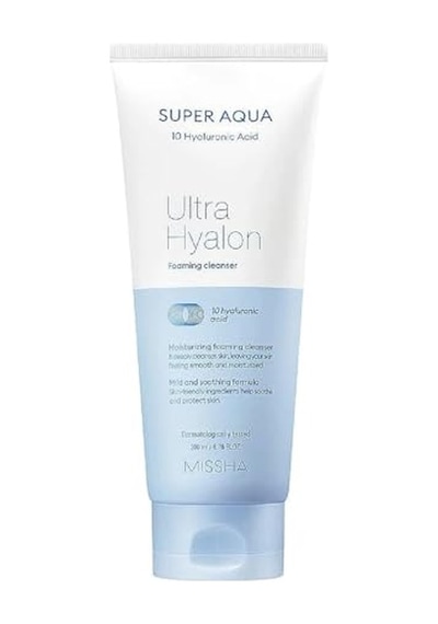 Mıssha 10 Çeşit Hyalüronik Asit İçeren Makyaj Temizleme Köpüğü200ml Super Aqua Ultra Hyalron Cleansing Foam