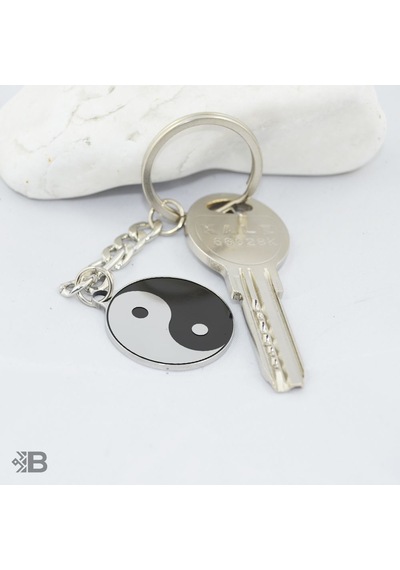Ying Yang Çelik Anahtarlık