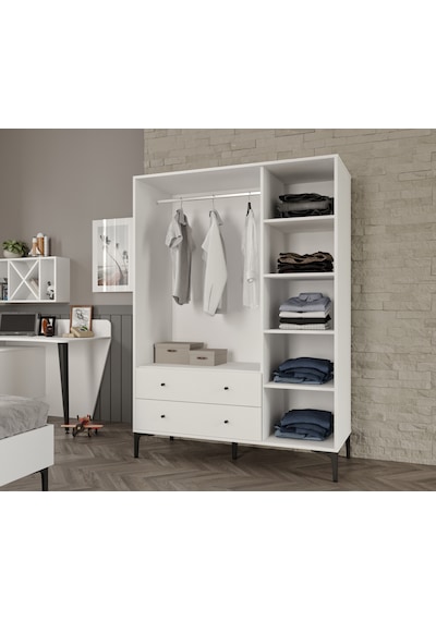 Trio White L Genç Odası %100mdf Beyaz