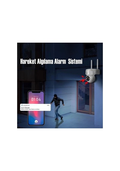 Ct-4051 Dış Mekan Akıllı Kamera Full Hd 1080p Ip66