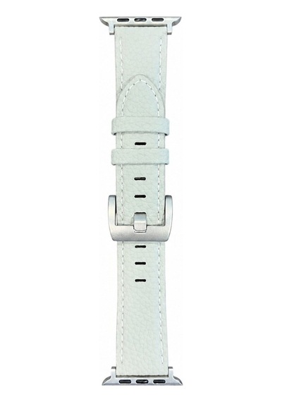Piili Apple Watch Uyumlu 42 - 44 - 45 - 46 - 49 Mm Leather Kayış Gri Apple Watch Uyumlu Kayışı Gri