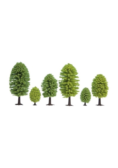 Noch 26801 Yapraklı Ağaçlar, 25 Adet, -9 Cm. Diorama Malzemesi