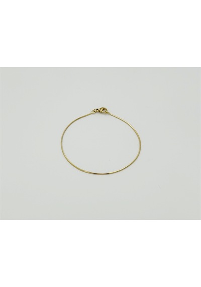 14k Gold Plated Minimalist İtalian Bileklik Gold