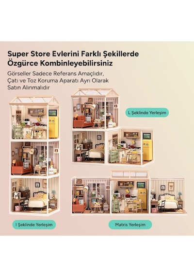 Rolife Dw008 Mutlu Yemekler Mutfağı Happy Meals Kitchen Dıy Minyatür Maket Model Seti Mini Dollhouse 3d Model Kit Detaylı Dekoratif Hobi Seti 3d Puzzle Tiny House Rolife Dw008 Mutlu Yemekler Mutfağı Happy Meals Kitchen Dıy Minyatür Maket Model Seti Mini Dollhouse 3d Model Kit Detaylı Dekoratif Hobi Seti 3d Puzzle Tiny House