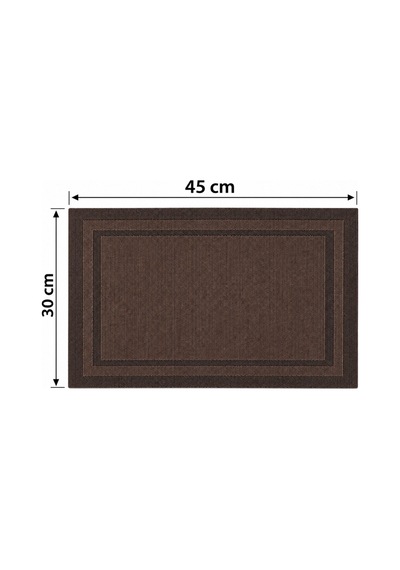 Un-901 -k 6 Lı Amerıkan Servıs Setı 30x450 Cm Kahverengi