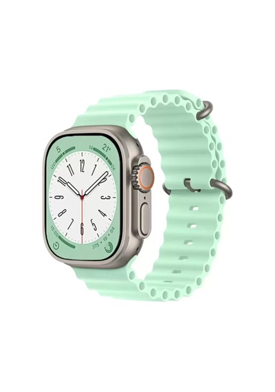 Zenviaat Newface Apple Watch Uyumlu38mm Ocean Kordon - Açık Yeşil Znv2027