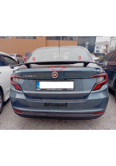 Fiat Egea Boyasız Gtx Modeli Spoiler-fiberglass
