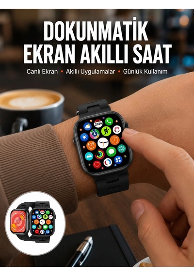 Akıllı Saat Aksesuarları Akıllı Saat Android Ve İos Uyumlu Plastik Kordon Yeni Seri