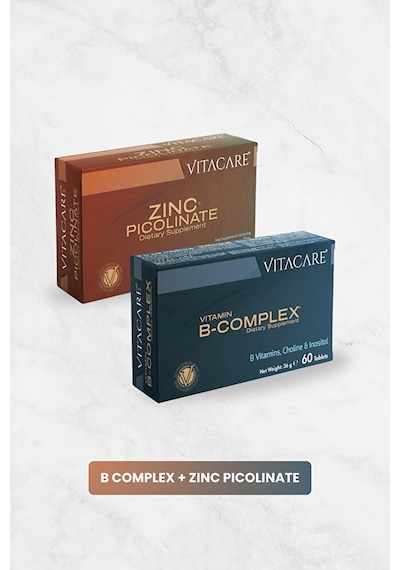 B Complex Vitamin + Zınc Picolinate - 2'li Avantaj Paketi