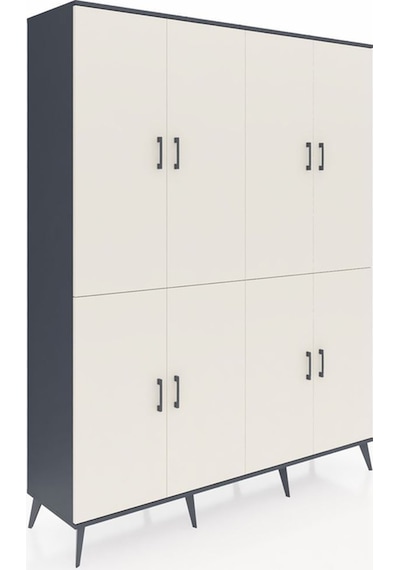 Hyperion Gardrop 4 Raflı 8 Kapaklı 4 Askılı 176x44x221 Antrasit-aytaşı/antrasit Aytaşı/antrasit Hyperion Gardrop 4 Raflı 8 Kapaklı 4 Askılı 176x44x221 Antrasit-aytaşı/antrasit Aytaşı/antrasit