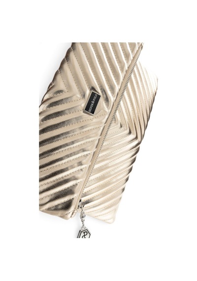 Silver Polo Altın - Altın Kapitone V Kadın Portföy Ve Clutch El Çantası Sp1134