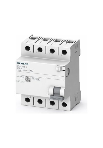 Siemens 5sv5346-6 30ma 3x63a Kaçak Akım Koruma Rölesi A Tip