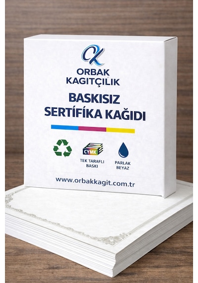 Kalın Beyaz A4 Kağıdı 180 Gram 100 Adet Sertifika, Belge Ve Diğer Amaçlar Için