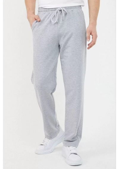 Tarzyeri Üç İplik Basic Eşofman Pantolon - Gri 001