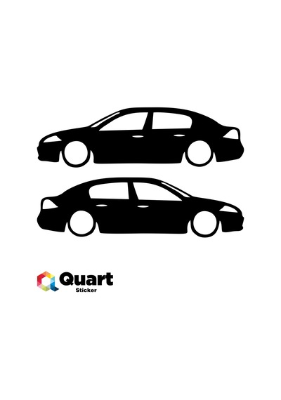 Renault Megane 2 Basık Oto Sticker Araba Sticker