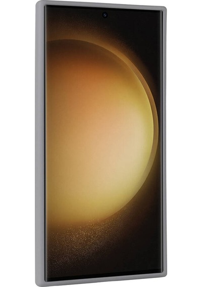 Rba Aksesuar Galaxy Uyumlu S24 Ultra Kılıf Parlak Taşlı Tasarım Rba Pırlanta Kapak - Gri gri