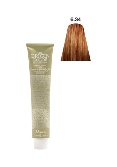 Nook Origin Color Profesyonel Saç Boyası 100 ML Derin Koyu Altın Bakır