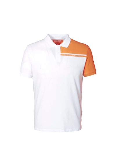 Erkek Polo Yaka Tişört Beyaz Slim Fit Ribanalı Kol T-shirt Ncs Jeans 1164-beyaz Beyaz