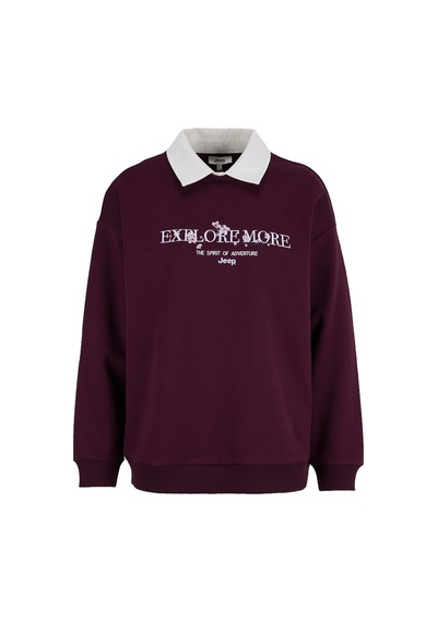 Jeep Sweatshirt, Xs, Bordo