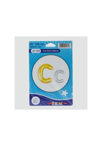 Sarı - 815 - Renkli 40x100 Harfli Folyo - Nazblsmm - Balon C
