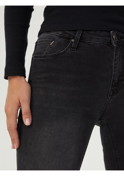 Nicole Nola Antra Wash Kadın Kot Pantolon Lf2028359 Antrasit