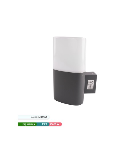 Ack Hera 500 - E27 Bahçe Aydınlatma Armatürü 25cm 60w Diğer