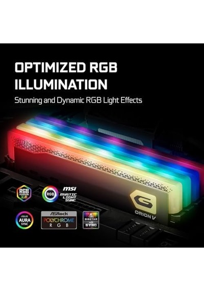 Geıl Ram Dımm 32gb Ddr5 Orıon V Rgb 2x16gb Gavsg532gb5600c38adc 5600mhz