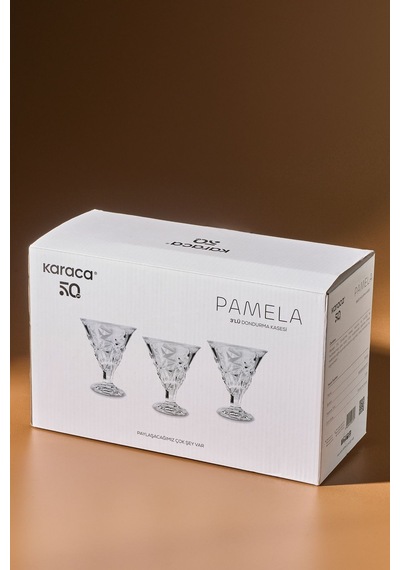 Karaca  Pamela 3 Parça Cam Dondurmalık 215 Ml