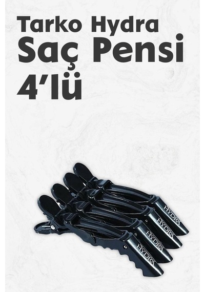 Hydra 2192 Saç Pensi 4 Lü Siyah