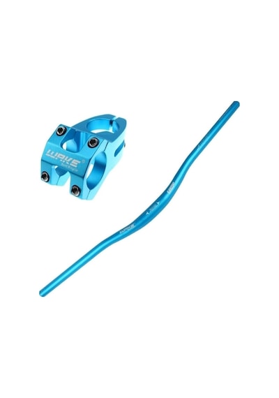 Wake 78cm Gidon+gidon Boğazı Takım (mavi) Waketakım renkli gidon Mavi