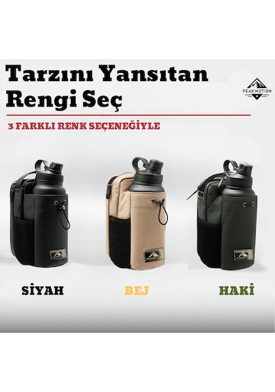 Peakmotion Manyetik Haki Spor Çantası Suya Dayanıklı Tasarım, Çok Bölmeli Spor & Seyahat Çantası
