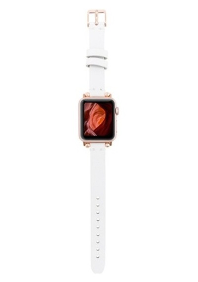 Bouletta Apple Watch Uyumlu Deri Kordon 38-40-41Mm Ferro F3 Beyaz