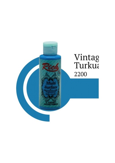 Rich Multi Surface 2200 Wintage Turkuaz Akrilik Boya 120 Cc