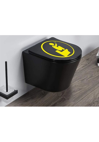 Özel Yeni Sticker Ev-banyo Özel Yeni Sticker-klazöt Kapağı Özel Yeni Sticker Beyaz