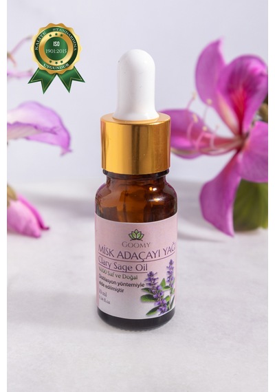 Goomy Misk Adaçayı Yağı %100 Doğal Bitkisel Uçucu Yağ Clary Sage Oil 10ml 10 ML