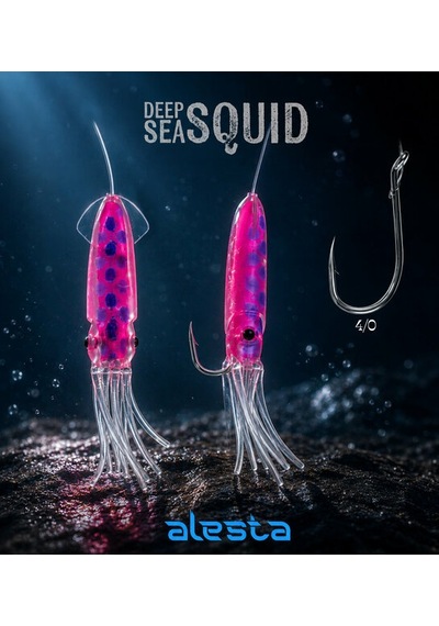 Deep Sea Squid 3 Lü Sübye Çapari X0297 3k 7cm 0.60 4/0 Purple Pink A18-24240 Standart