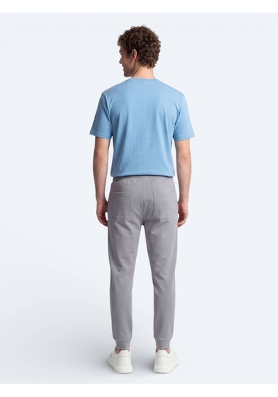 Kip Mavi Düz T-shirt