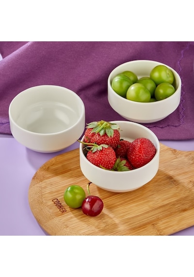 Cooker Ckr-4133 Düz Joker Porselen Kase Ve Çerezlik - Yuvarlak 10 Cm- 45'li Paket