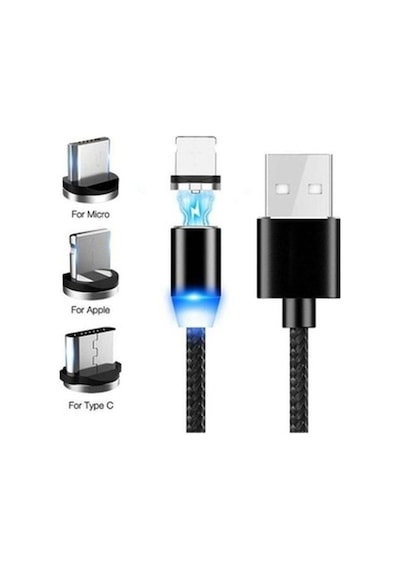 Android Manyetik Mıknatıslı Micro Usb Type-C