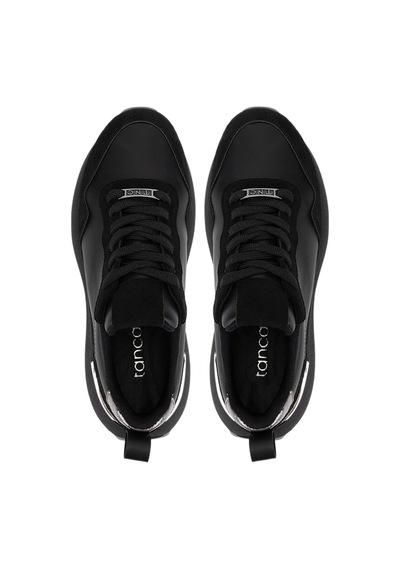 Tamer Tanca Kadın Suni Deri Siyah Süet/antrasit Sneakers & Spor Ayakkabı 1009 2220 Bn Ayk Sk25-26 Syh/syh Suet/ant Siyah