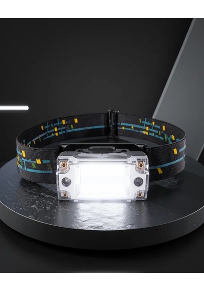 Astraltech Usb Şarjlı El Feneri Kompakt Kafa Lambası 215 Lümen Çok Renkli