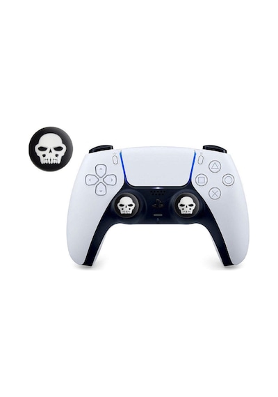Skull Ps5/ps4/ps3/xbox One/one X/one S/series X/series S 3d Analog Silikon Koruyucu -2 Adet Skull-4