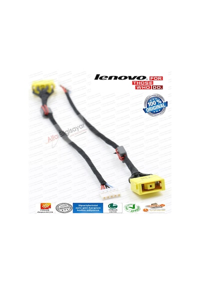 Alfabilgisayar Lenovo Uyumlu G500, G505, G510 Dc Jack Soket Laptop Adaptor Power Giriş