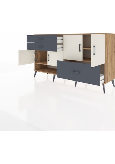 Hyperion Konsol 3 Raflı 3 Çekmeceli 4 Kapaklı 176x44x99 Çam-aytaşı/antrasit Atlas Çam/aytası - Atlas Çam Hyperion Konsol 3 Raflı 3 Çekmeceli 4 Kapaklı 176x44x99 Çam-aytaşı/antrasit Atlas Çam/aytası - Atlas Çam