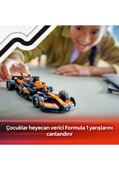 LEGO® Speed Champions McLaren F1® Team MCL38 Yarış Arabası 77251 - 10 Yaş ve Üzeri Çocuklar için Yaratıcı Oyuncak Yapım Seti (269 Parça)