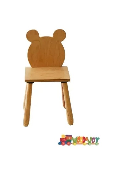 Wood&joy Ham Hayvan Karakterli Sandalye Panda