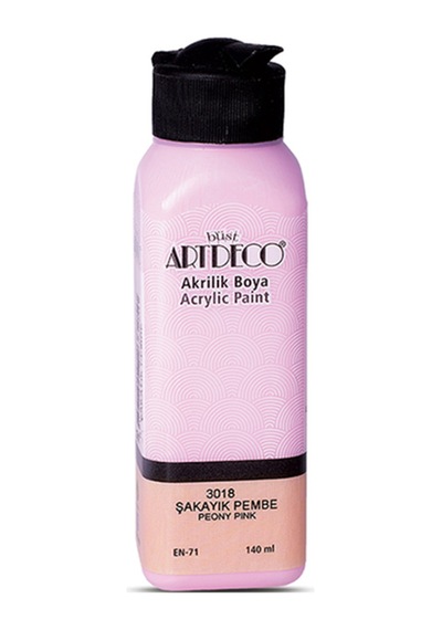 Akrilik Boya 140ml Şakayık Pembe 3018 No Color