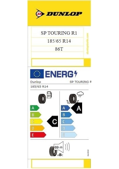 Dunlop 185/65 R14 86T Sp Touring R1 Yaz Lastiği 2025