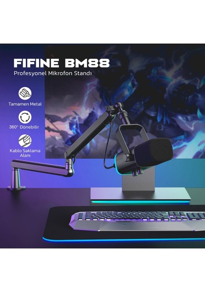 Fifine Bm88 Mikrofon Standı Sehpası Ayaklığı Bm88